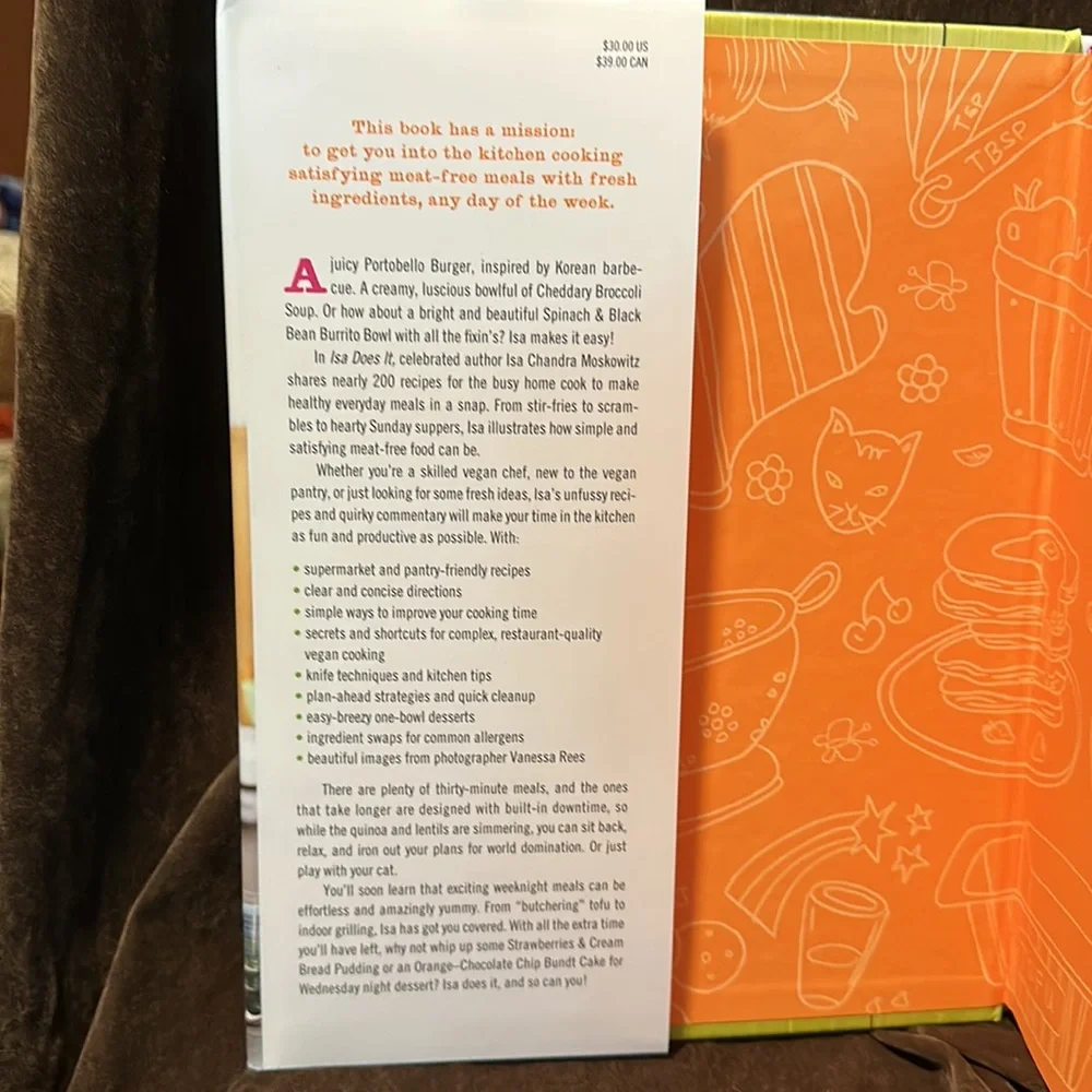 Isa Does It Vegan Cookbook New
